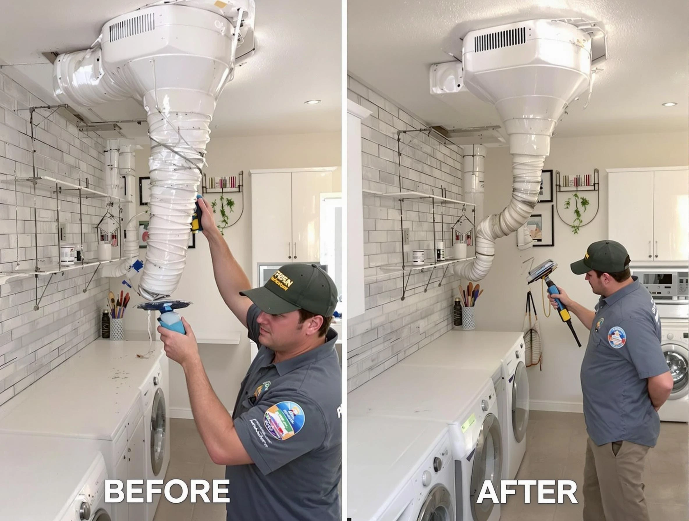 Professional dryer exhaust vent cleaning by Florence Dryer Vent Cleaning in Florence