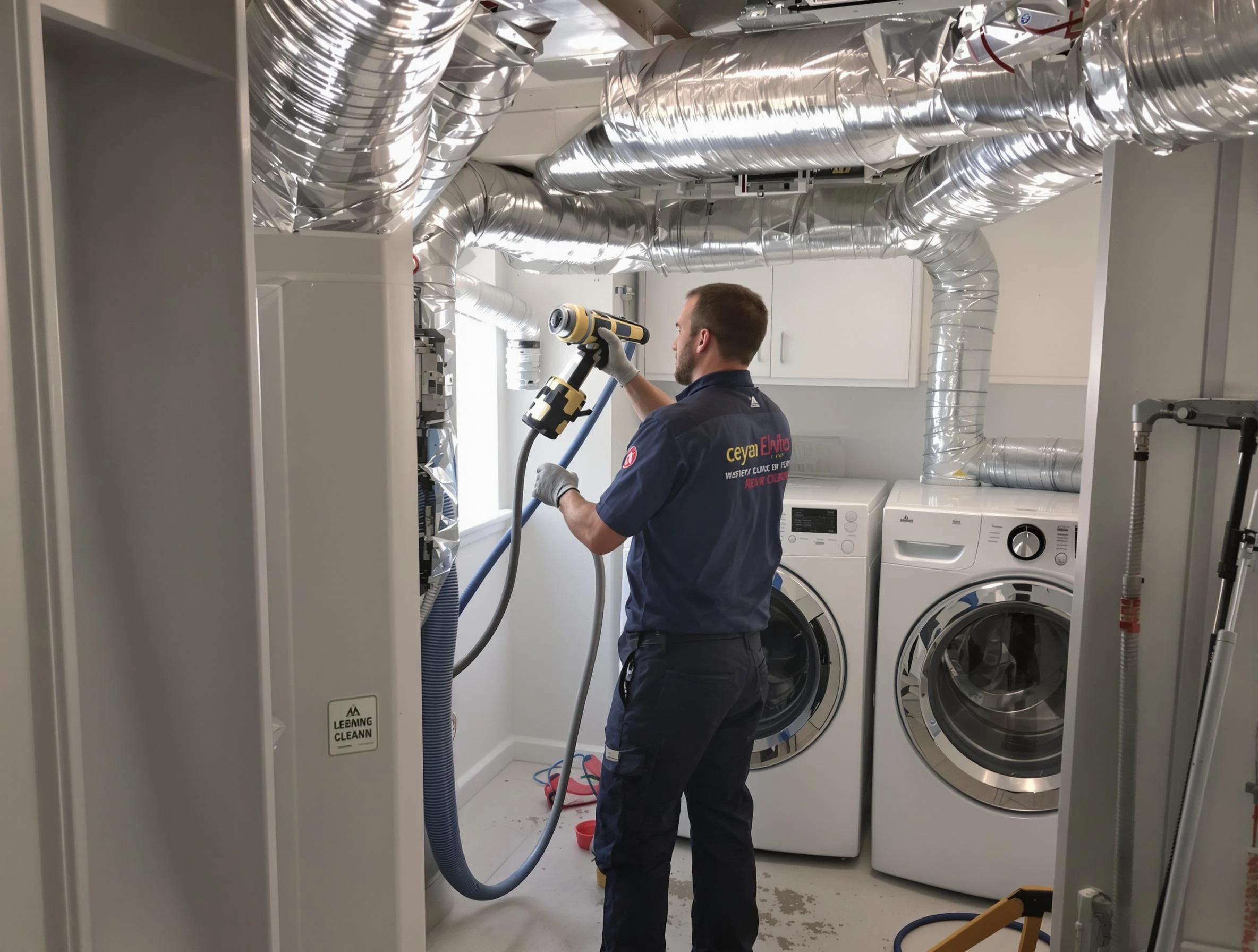Florence Dryer Vent Cleaning specialist using advanced equipment for thorough duct cleaning in Florence