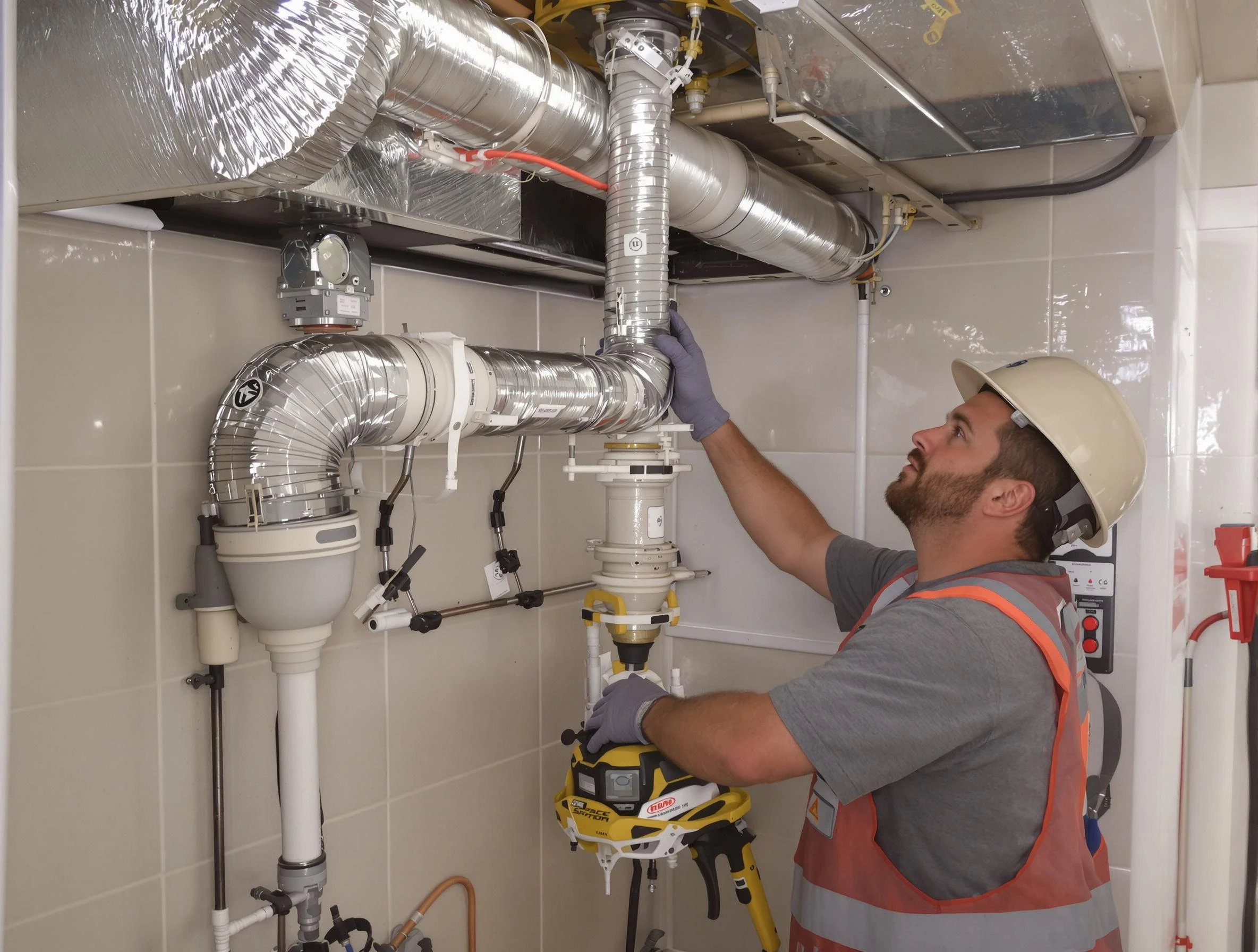 Florence Dryer Vent Cleaning expert performing professional dryer vent repair and installation in Florence